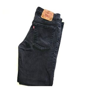 Vintage Levi’s 517 95 Slim Fit Boot Cut 9S Black
